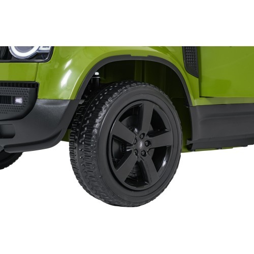 Детский электромобиль Land Rover Defender зелёный