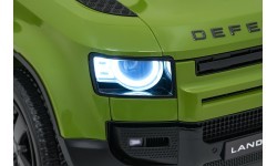 Land Rover Defender žalias elektromobilis vaikams