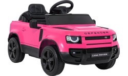 Электромобиль Land Rover Defender, розовый