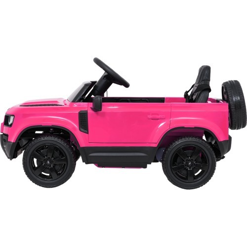 Электромобиль Land Rover Defender, розовый