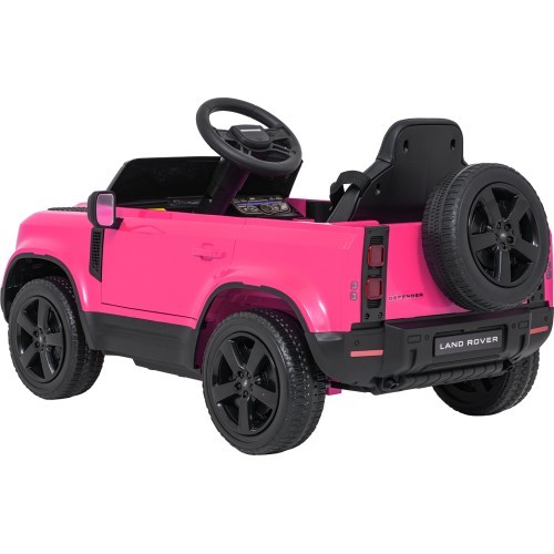 Электромобиль Land Rover Defender, розовый