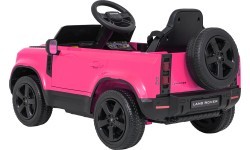 Электромобиль Land Rover Defender, розовый