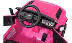Электромобиль Land Rover Defender, розовый
