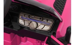 Электромобиль Land Rover Defender, розовый
