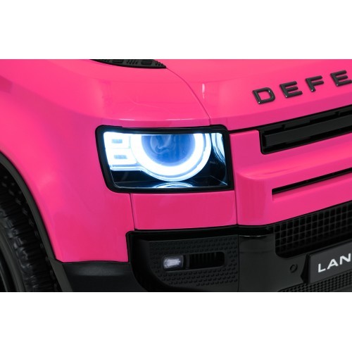 Электромобиль Land Rover Defender, розовый