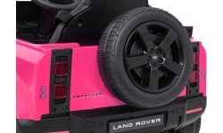 Elektromobilis Land Rover Defender, rožinis