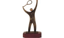 Statulėlė BEL249 Tenisas - 26,5cm - Bronza
