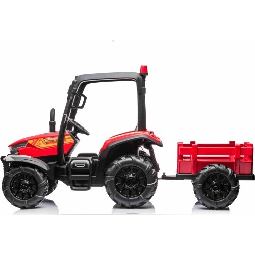Tractor Vehicle BLAST With Trailer Red