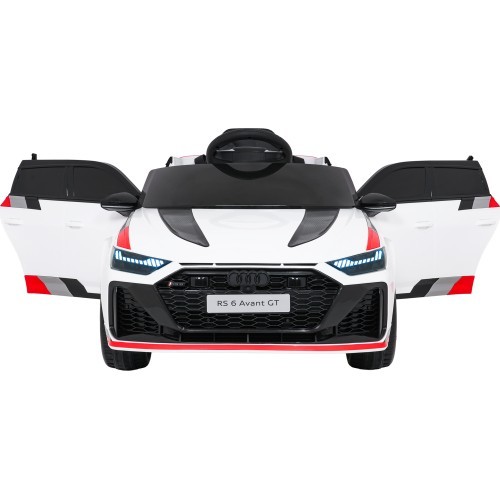 Elektromobilis Audi RS6 Avant GT baltas
