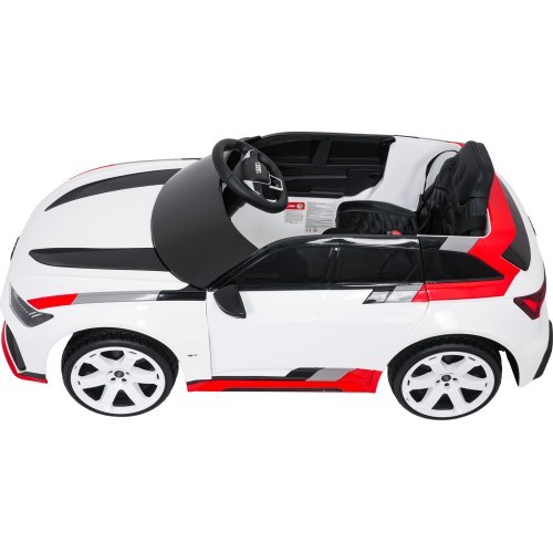 Elektromobilis Audi RS6 Avant GT baltas