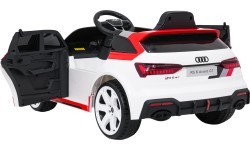 Elektromobilis Audi RS6 Avant GT baltas