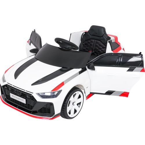 Elektromobilis Audi RS6 Avant GT baltas