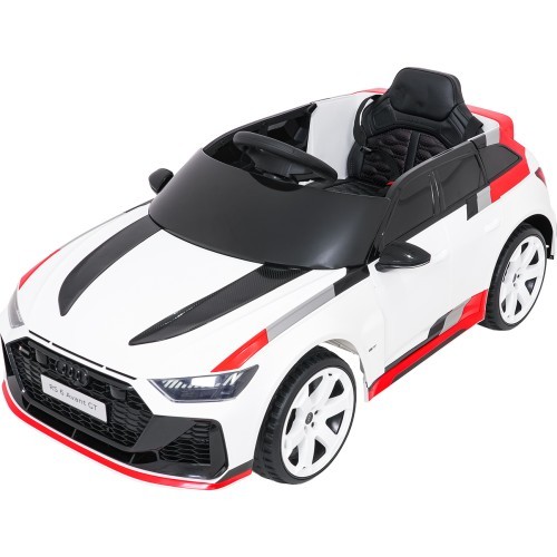 Elektromobilis Audi RS6 Avant GT baltas