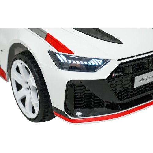 Elektromobilis Audi RS6 Avant GT baltas