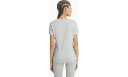 Женская футболка Puma Ess Logo Tee светло-серая 586774 04