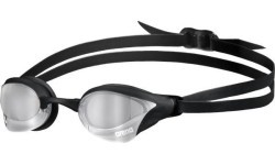 Mirror Swimming Goggles Arena Cobra Core Swipe, Silver-Black