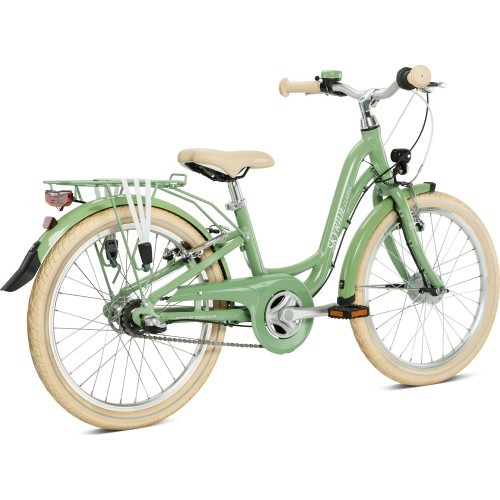 PUKY Skyride 20-3 Classic Alu Retro Bike, Green