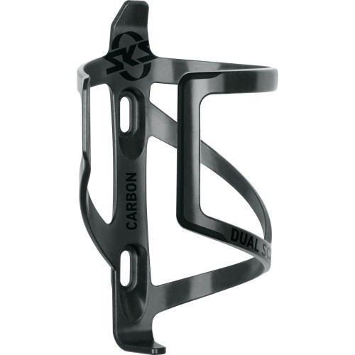 SKS Dual SC Carbon water bottle cage, left