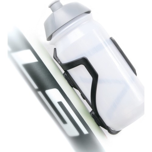 SKS Dual SC Carbon water bottle cage, left