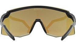 Uvex pace stage CV glasses, black matt / buzzy blue