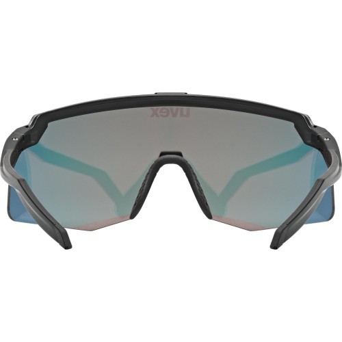 Uvex Pace Stage S CV Glasses Black Matt / Racy Red