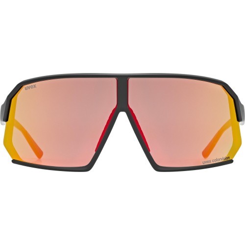 Очки Uvex sportstyle 237 CV black mat / racy red