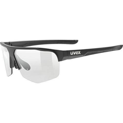 Uvex axos set glasses, black matt / mirror silver