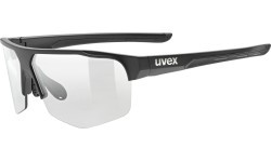 Uvex axos set glasses, black matt / mirror silver