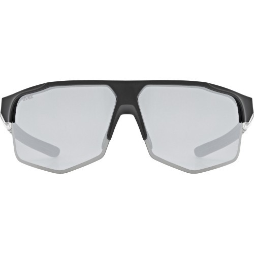 Uvex axos set glasses, black matt / mirror silver