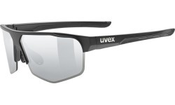Akiniai Uvex axos set black matt / mirror silver