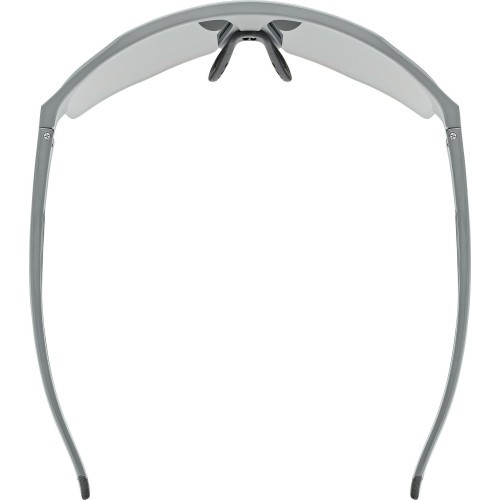 Uvex Axos Set glasses grey matt / mirror silver
