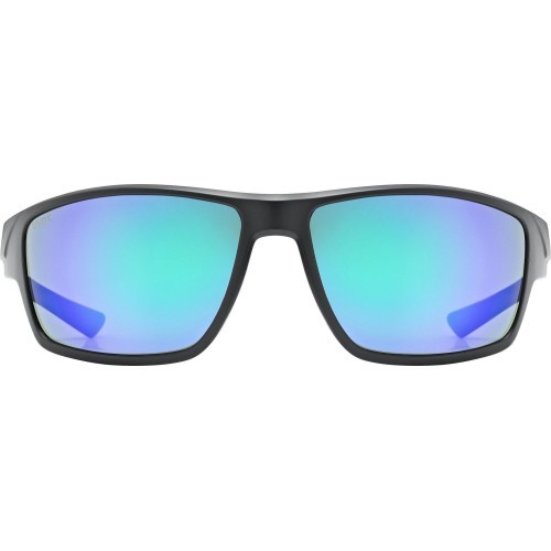 Очки Uvex Sportstyle 230 black mat / mirror green