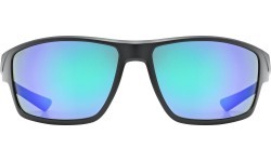 Akiniai Uvex sportstyle 230 black mat / mirror green