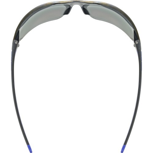 Uvex Equate Glasses Black-Blue Matt / Mirror Blue
