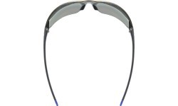 Akiniai Uvex equate black-blue matt / mirror blue