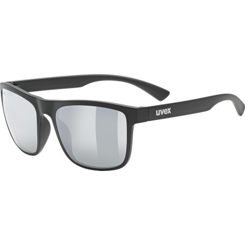 Uvex Rookie sunglasses black matt / mirror silver