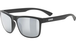 Akiniai Uvex rookie black matt / mirror silver