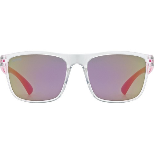Akiniai Uvex rookie clear-pink / mirror pink