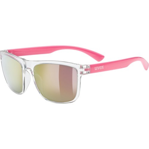 Очки Uvex Rookie, clear-pink / mirror pink