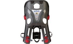 Детское велокресло Bellelli Freccia B-fix переднее, тёмно-серое
