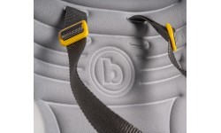 Vaikiška kėdutė Bellelli Mr Fox B-fix prie rėmo silk grey