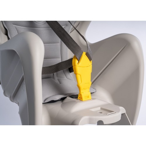 Bellelli Mr Fox B-fix frame-mounted child bike seat silk grey