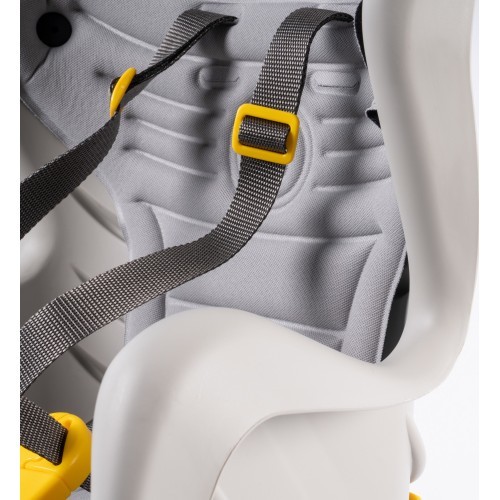 Bellelli Mr Fox B-fix Relax frame-mounted child bike seat, silk grey