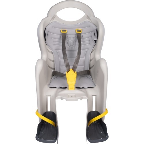 Bellelli Mr Fox B-fix Relax frame-mounted child bike seat, silk grey