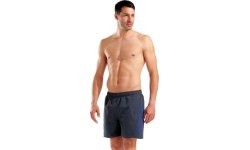 Plaukimo glaudės Arena Fundamentals Logo Boxer R Asphalt-Neon Blue L - 581