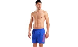 Плавки Arena Fundamentals Logo Boxer R Neon Blue-Team Orange L - 831