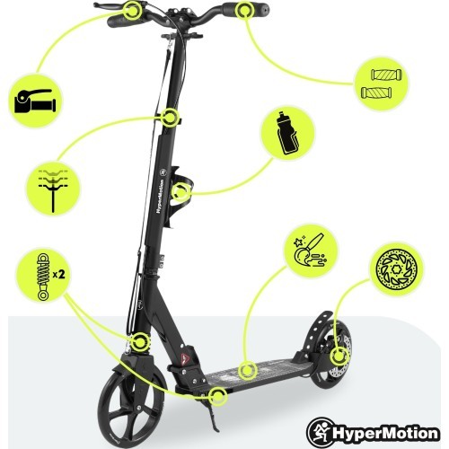 Paspirtukas HyperMotion Skyline black