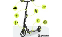 Paspirtukas HyperMotion Skyline black
