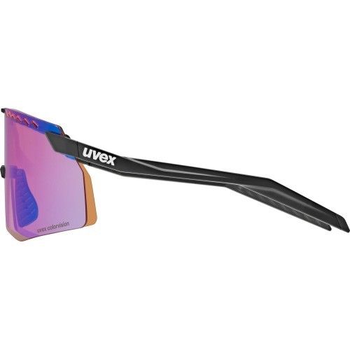 Uvex pace stage CV black matt / mirror blue glasses