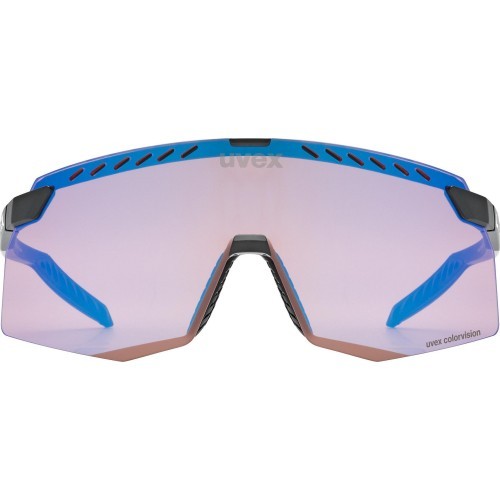 Akiniai Uvex pace stage CV black matt / mirror blue
